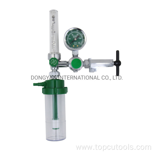 Oxygen Regulator with Humidifier Bottle